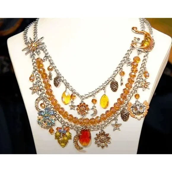 Kirks Folly Autumn Starfire Necklace - Picture 3 of 13